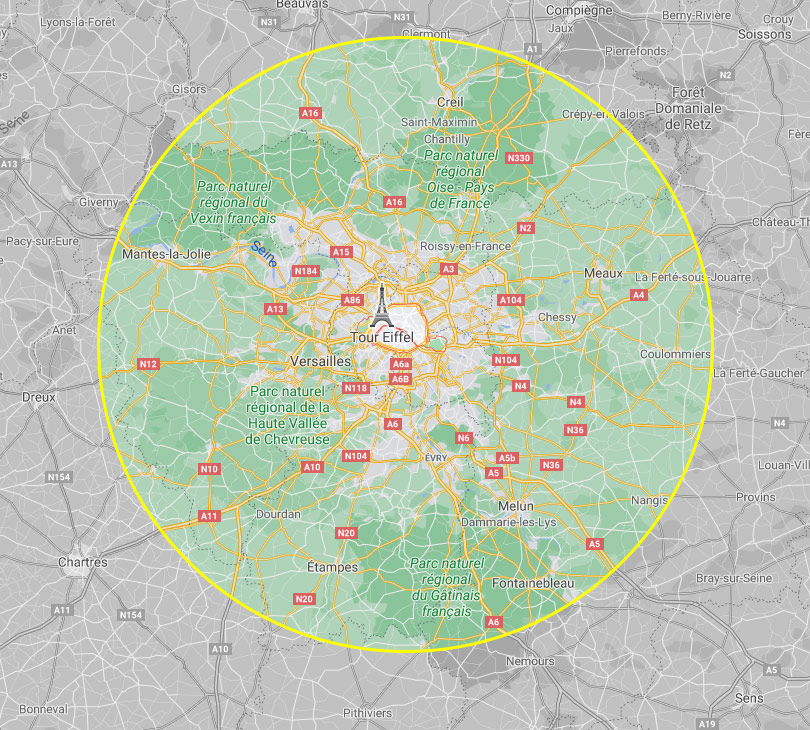 Zone d'intervention